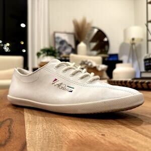 VINTAGE Y2K LA Gear | 8 | Classic White Leather Comfort Workout Walking Sneakers